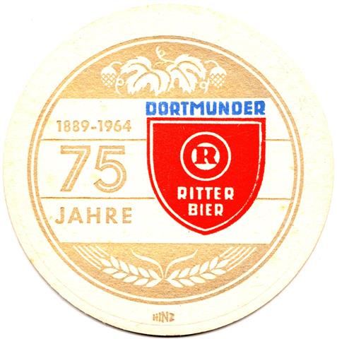 dortmund do-nw ritter ritter 75 jahre 1a (rund215-1889 1964-hinz)